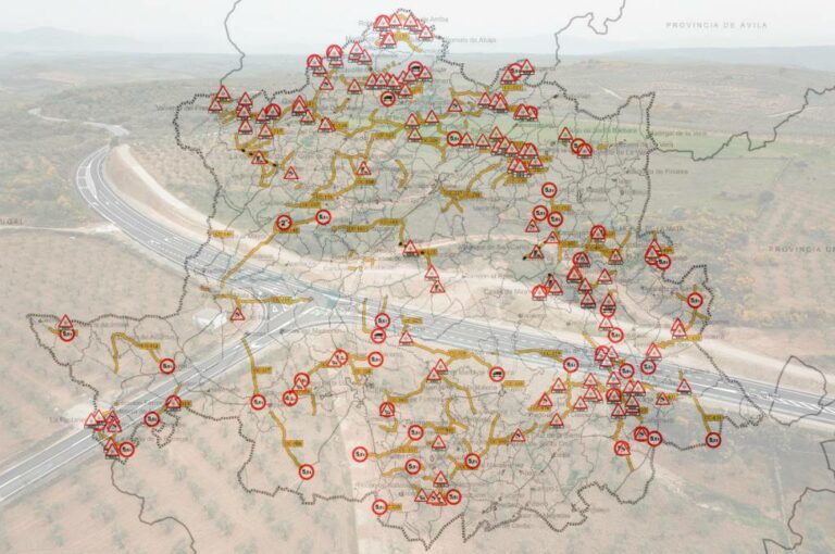VISOR DE CARRETERAS PROVINCIALES PORTAL PROVINCIA DE CÁCERES